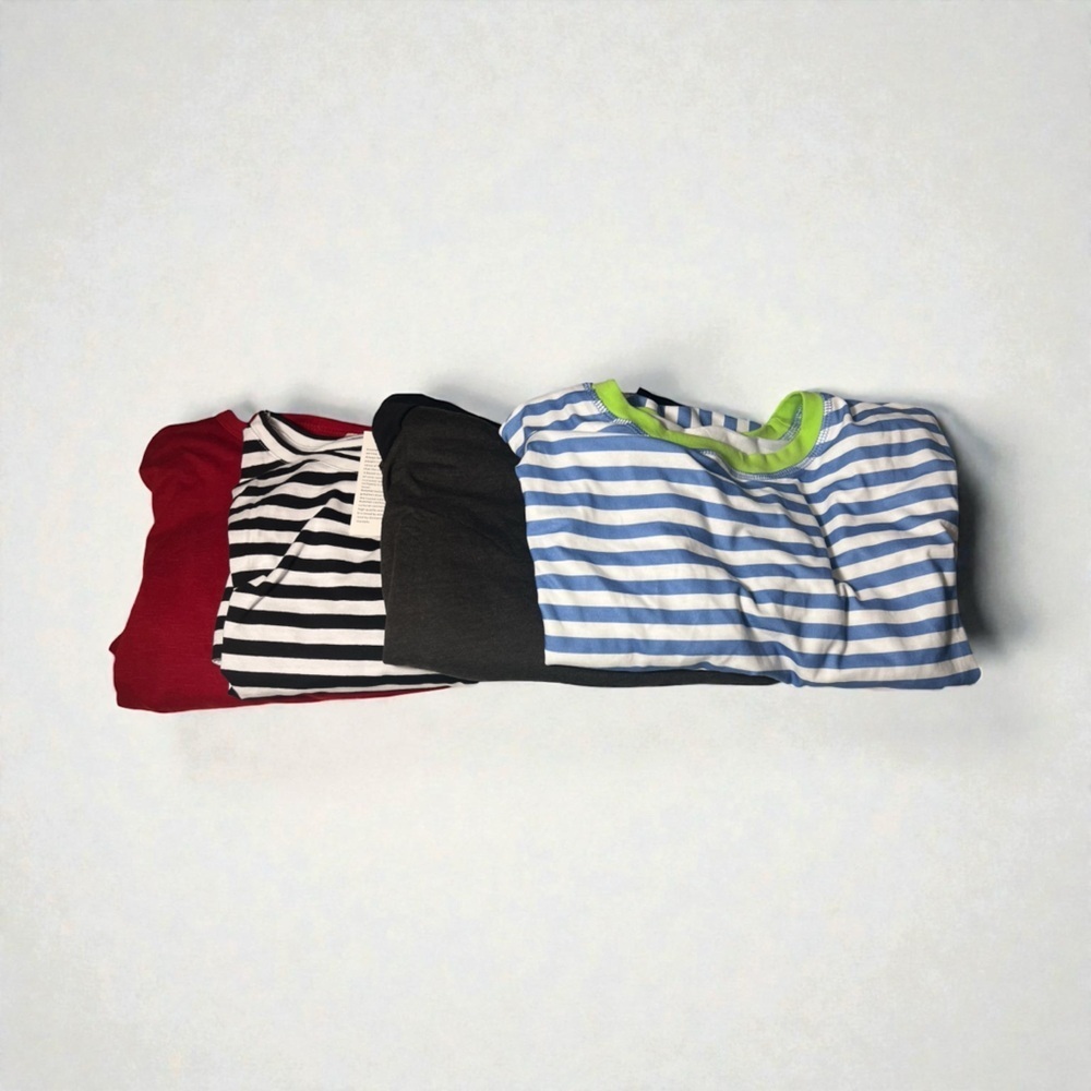 4-Shirt Bundle – Women’s Long Sleeve & Striped Tops (Size S) | NWT